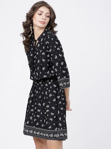 Tokyo Talkies Women's Printed A-Line Dress